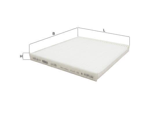 Filtru, aer habitaclu MAHLE LA 635