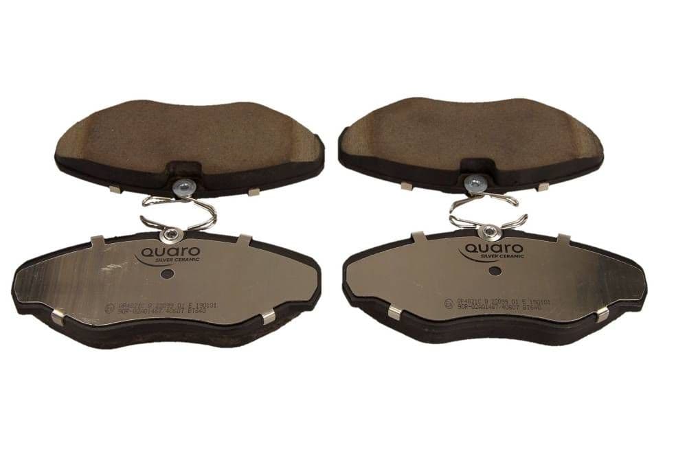 set placute frana,frana disc QUARO SILVER CERAMIC QP4821C