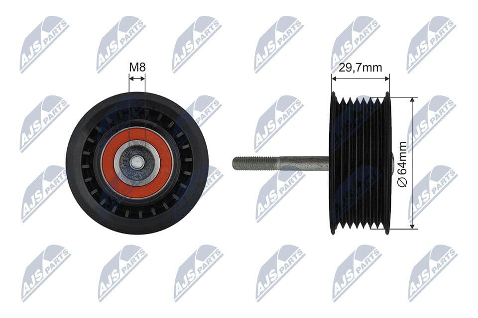 rola intinzator,curea transmisie NTY RNK-ME-056