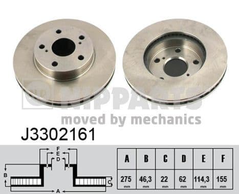 Disc frana NIPPARTS J3302161