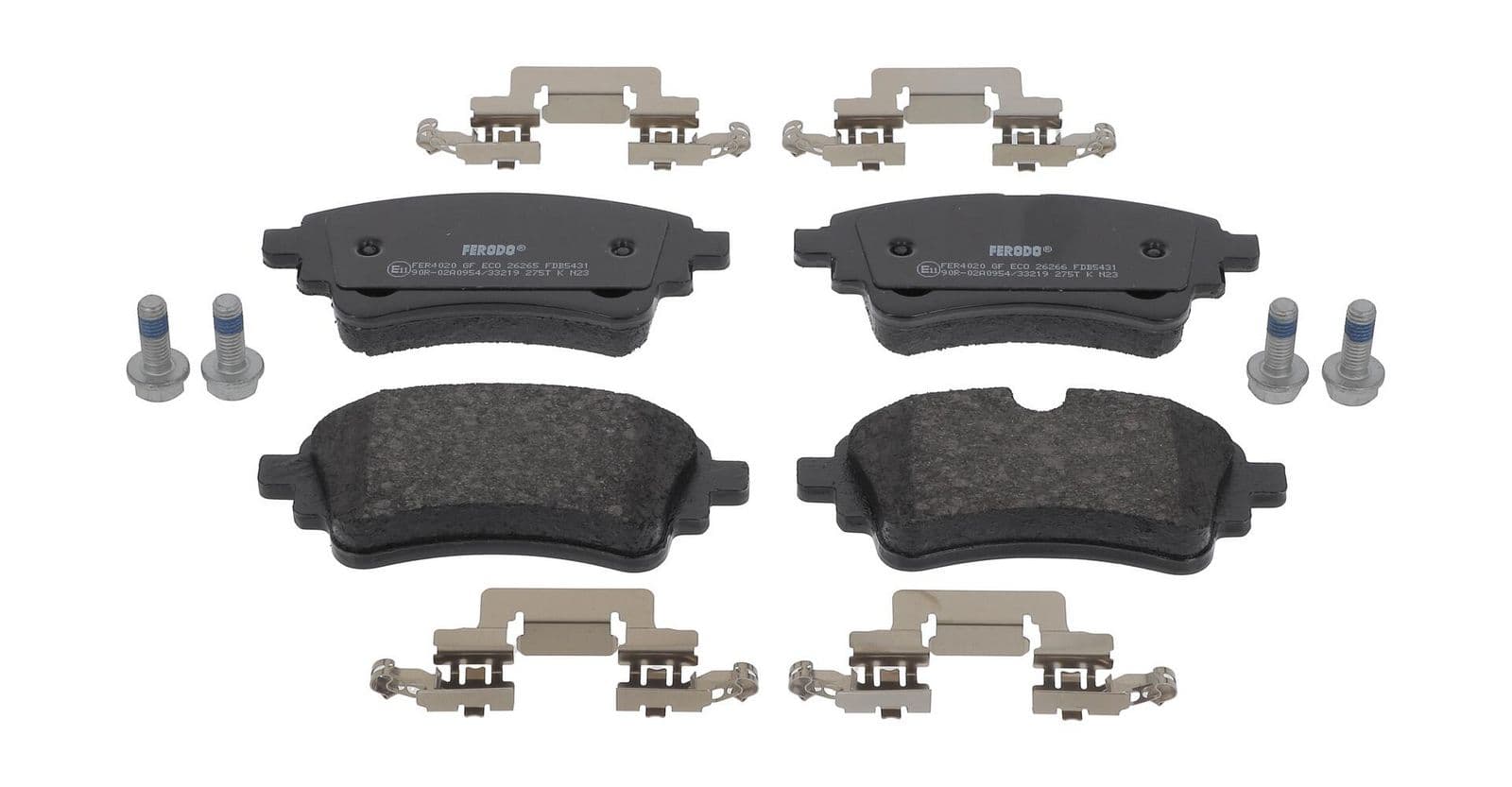 set placute frana,frana disc FERODO PREMIER ECO FRICTION FDB5431