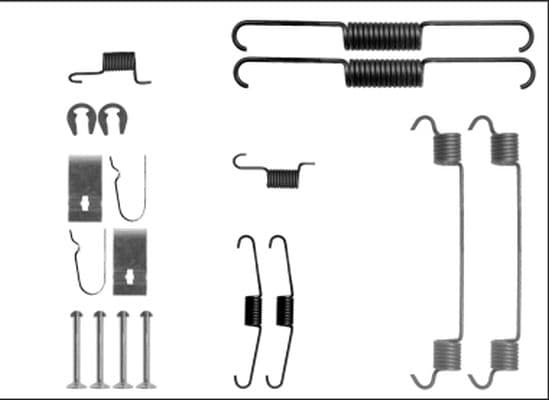 Set accesorii, sabot de frana TEXTAR 97040400