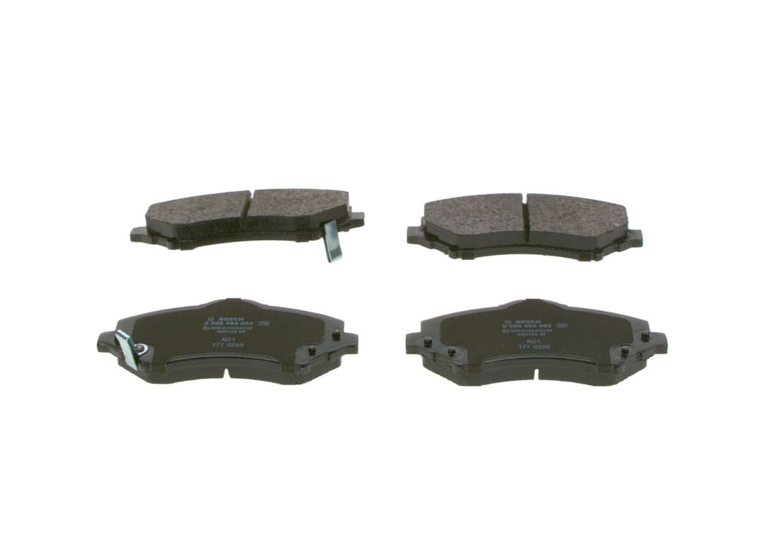 set placute frana,frana disc BOSCH 0 986 494 493