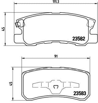set placute frana,frana disc BREMBO PRIME LINE P 54 031