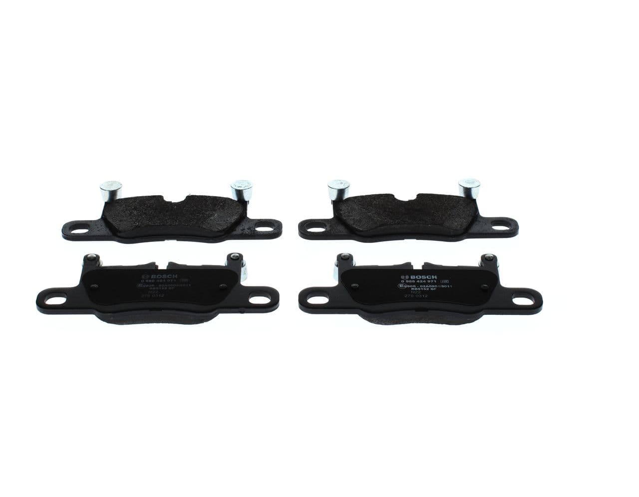 set placute frana,frana disc BOSCH 0 986 424 971