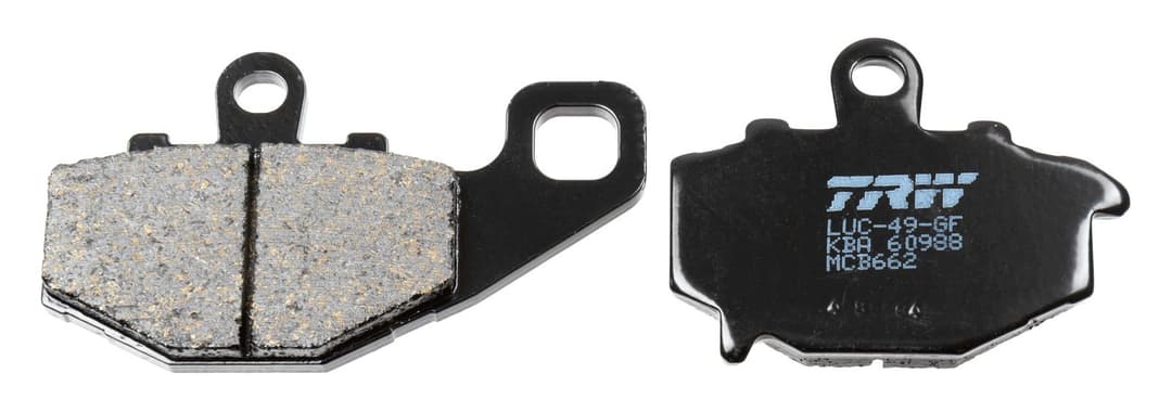 set placute frana,frana disc TRW MCB662