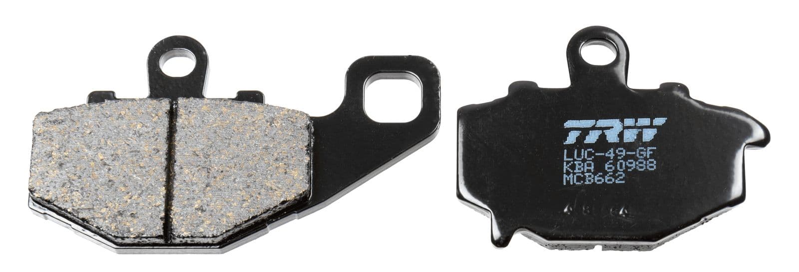 set placute frana,frana disc TRW MCB662