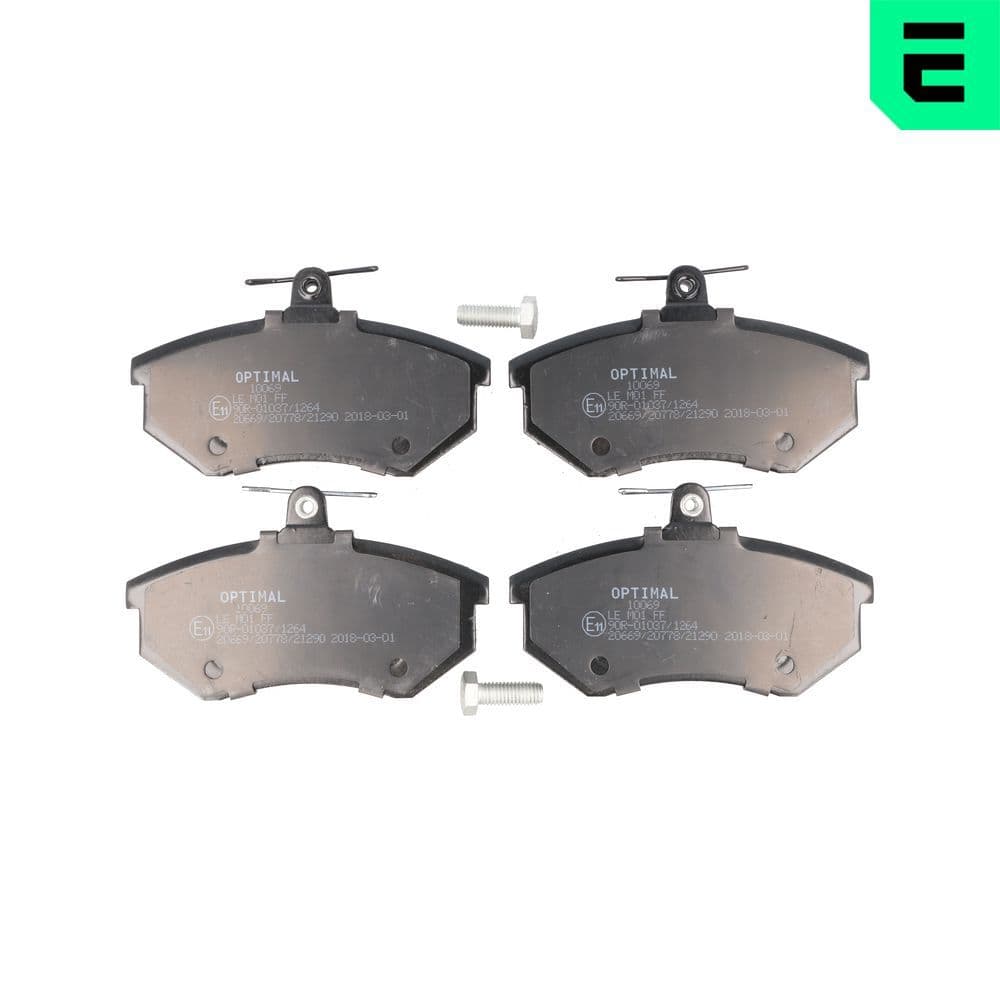 set placute frana,frana disc OPTIMAL BP-10069