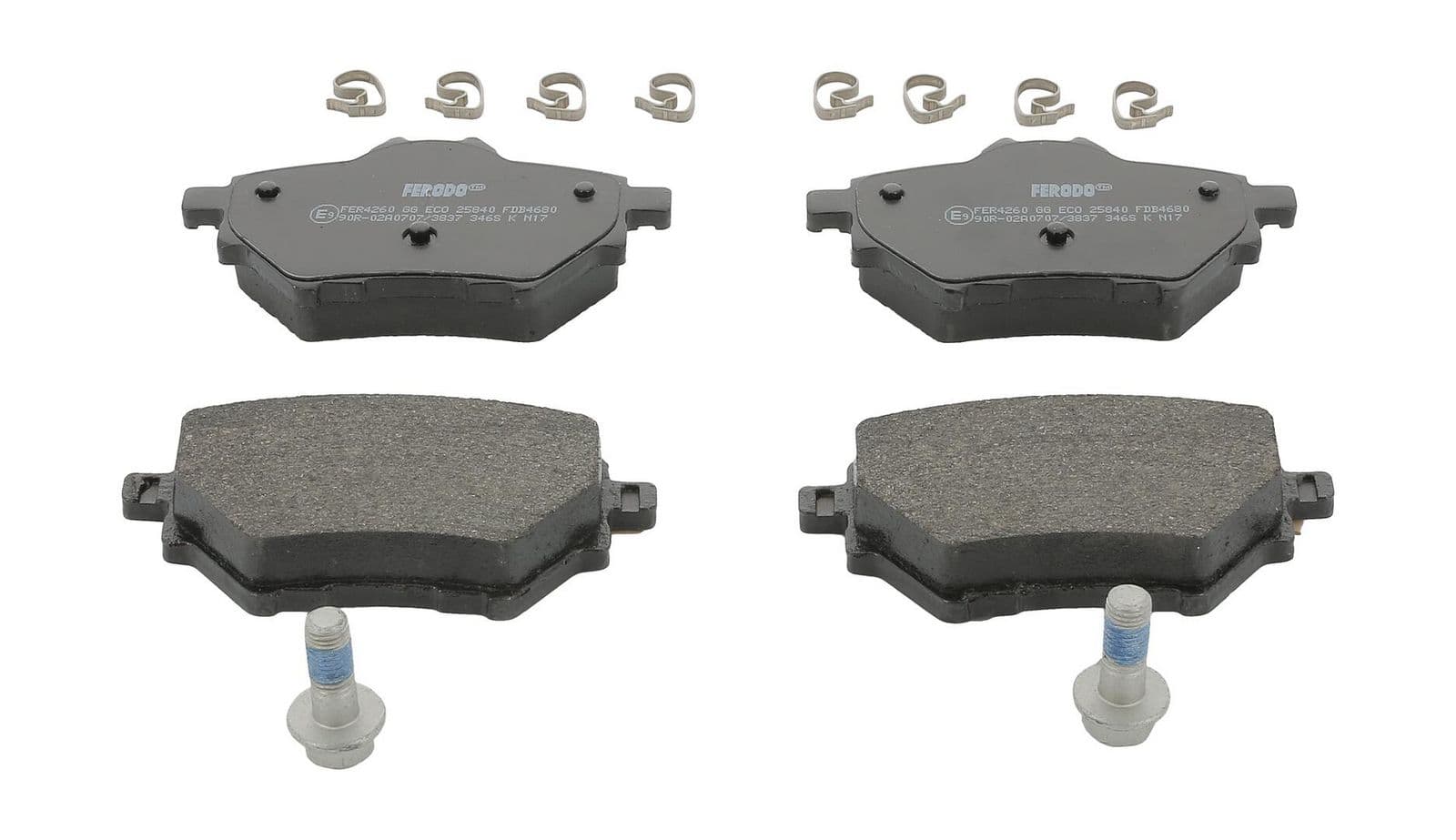 set placute frana,frana disc FERODO PREMIER ECO FRICTION FDB4680