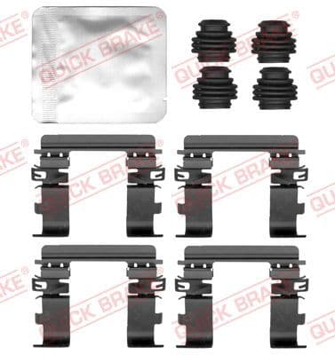 Set accesorii, placute frana QUICK BRAKE 109-0198