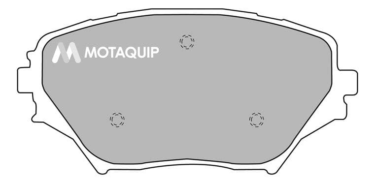set placute frana,frana disc MOTAQUIP LVXL1109