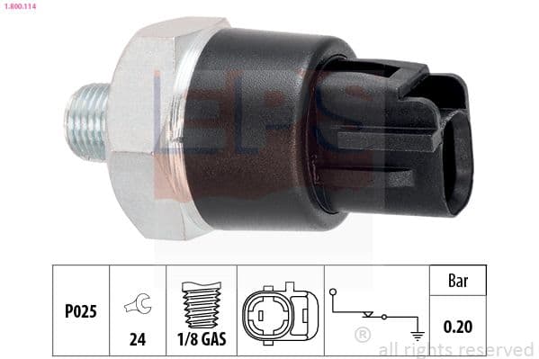 Senzor presiune ulei EPS Made in Italy - OE Equivalent 1.800.114