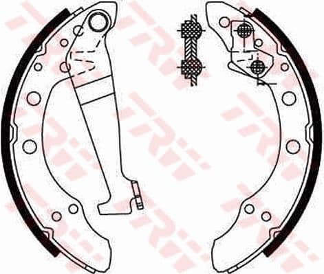 Set saboti frana TRW GS8092