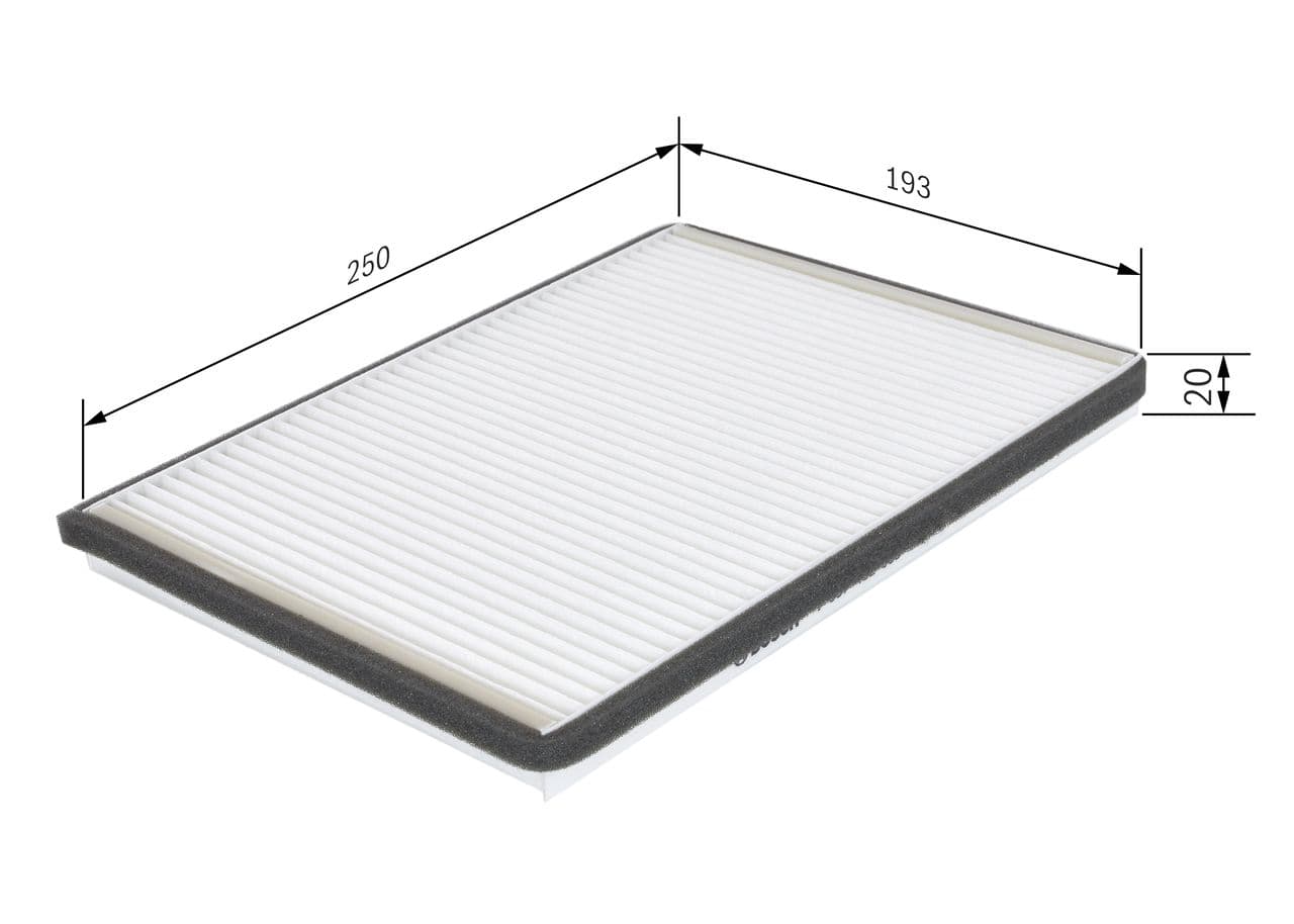 Filtru, aer habitaclu BOSCH 1 987 432 058