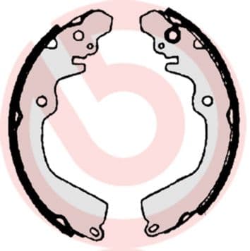 Set saboti frana BREMBO S 54 509