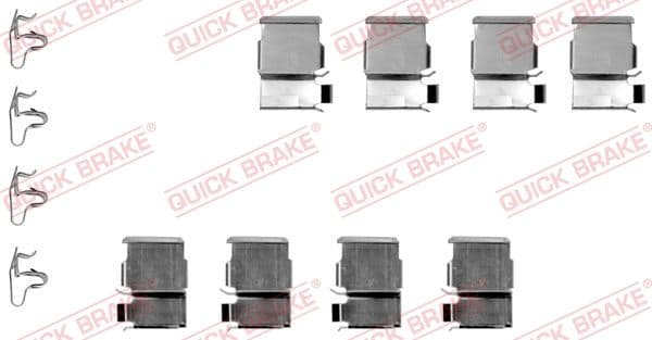 Set accesorii, placute frana QUICK BRAKE 109-1133