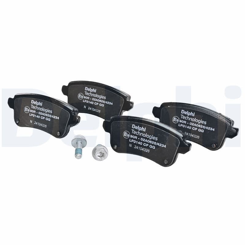 set placute frana,frana disc DELPHI LP3140