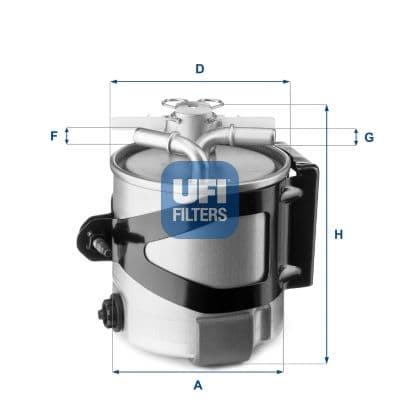 filtru combustibil UFI 55.430.00