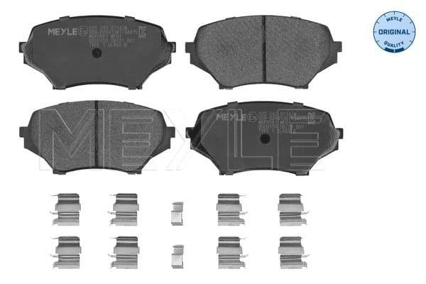 set placute frana,frana disc MEYLE -ORIGINAL: True to OE. 025 242 9714/W