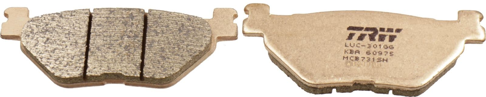 set placute frana,frana disc TRW Sinter Street MCB731SH