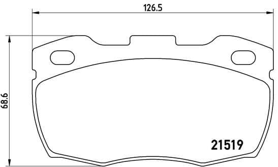 set placute frana,frana disc BREMBO PRIME LINE P 44 015