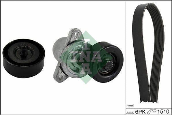 Set curea transmisie cu caneluri Schaeffler INA 529 0215 10