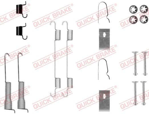 Set accesorii, sabot de frana QUICK BRAKE 105-0800
