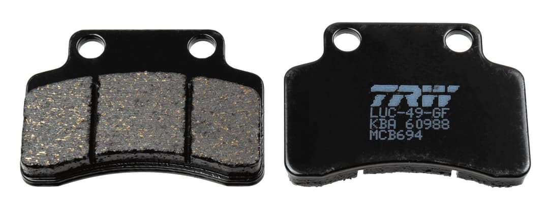 set placute frana,frana disc TRW MCB694