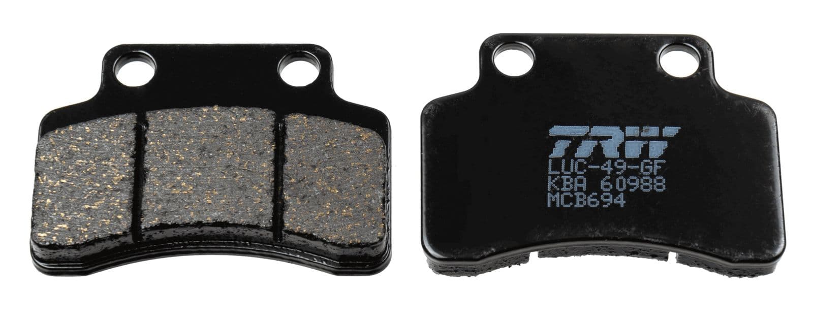 set placute frana,frana disc TRW MCB694