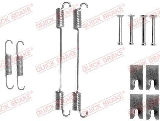 Set accesorii, sabot de frana QUICK BRAKE 105-0862