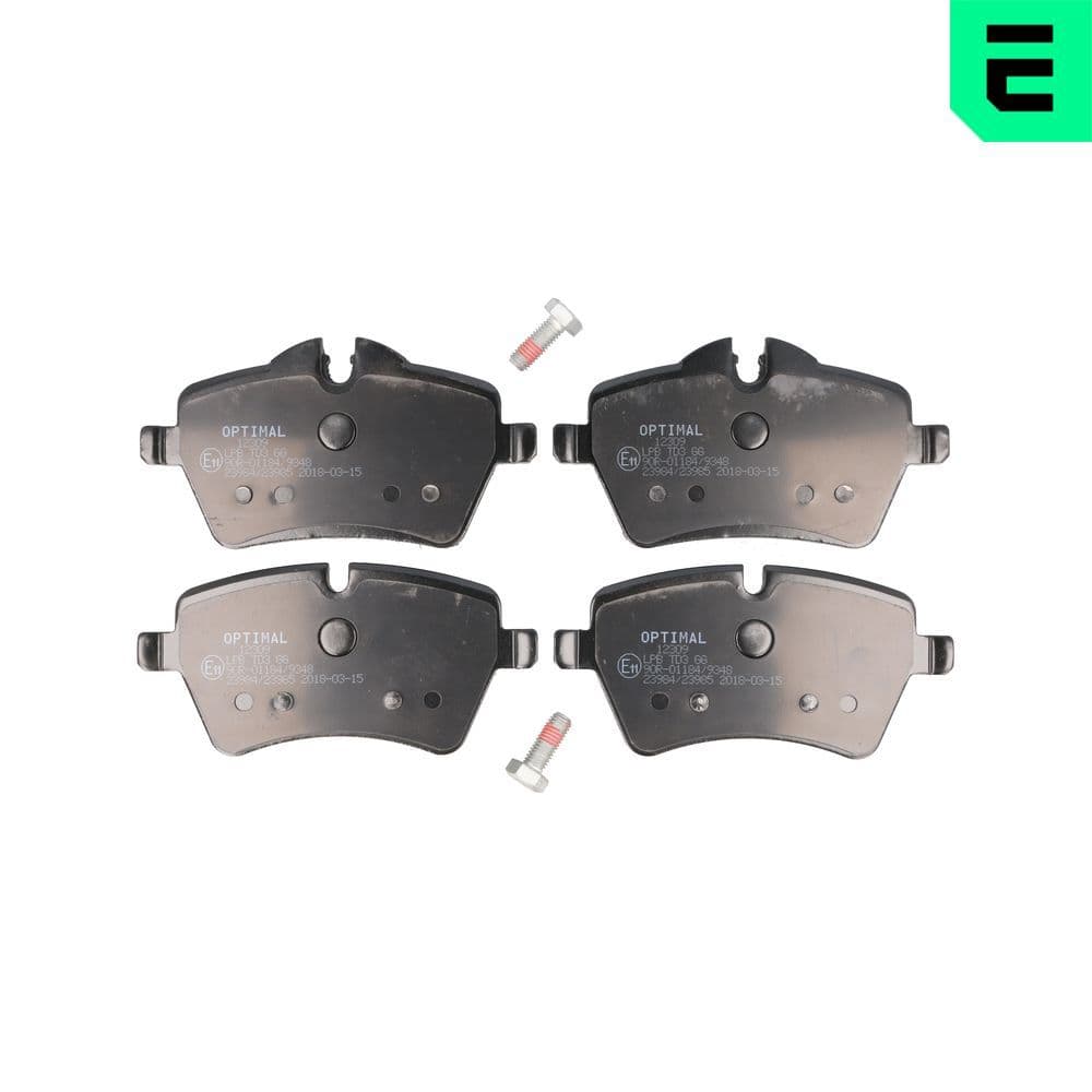 set placute frana,frana disc OPTIMAL BP-12309