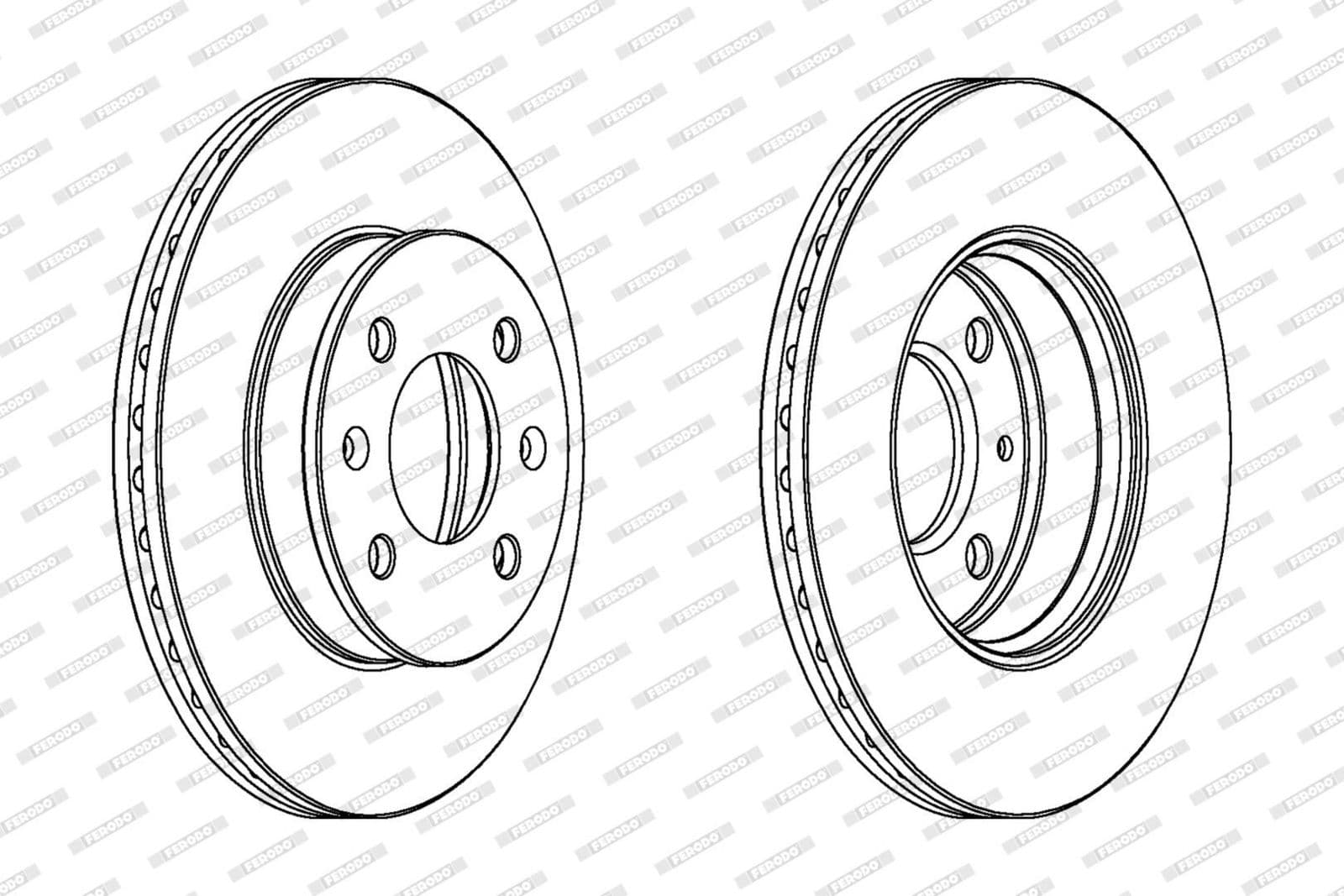 Disc frana FERODO DDF1529C