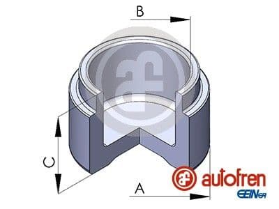 Piston, etrier frana AUTOFREN SEINSA D025127