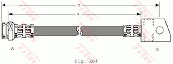 Furtun frana TRW PHA347