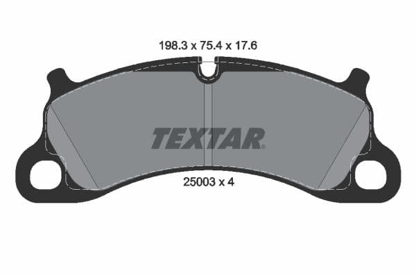 set placute frana,frana disc TEXTAR Q+ 2500301