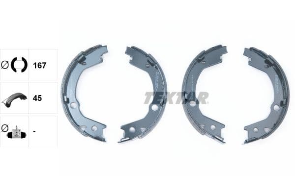 Set saboti frana, frana de mana TEXTAR 91070700