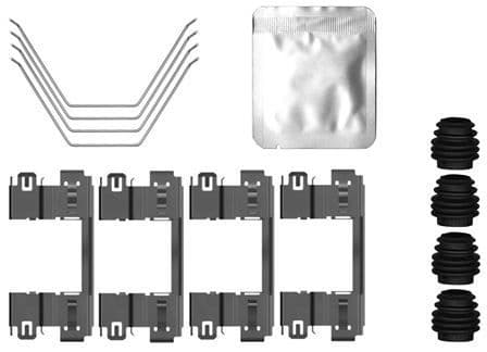 Set accesorii, placute frana TEXTAR 82558600