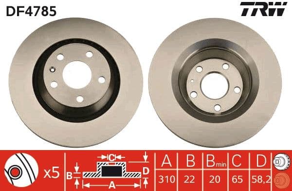 Disc frana QWP WBD638