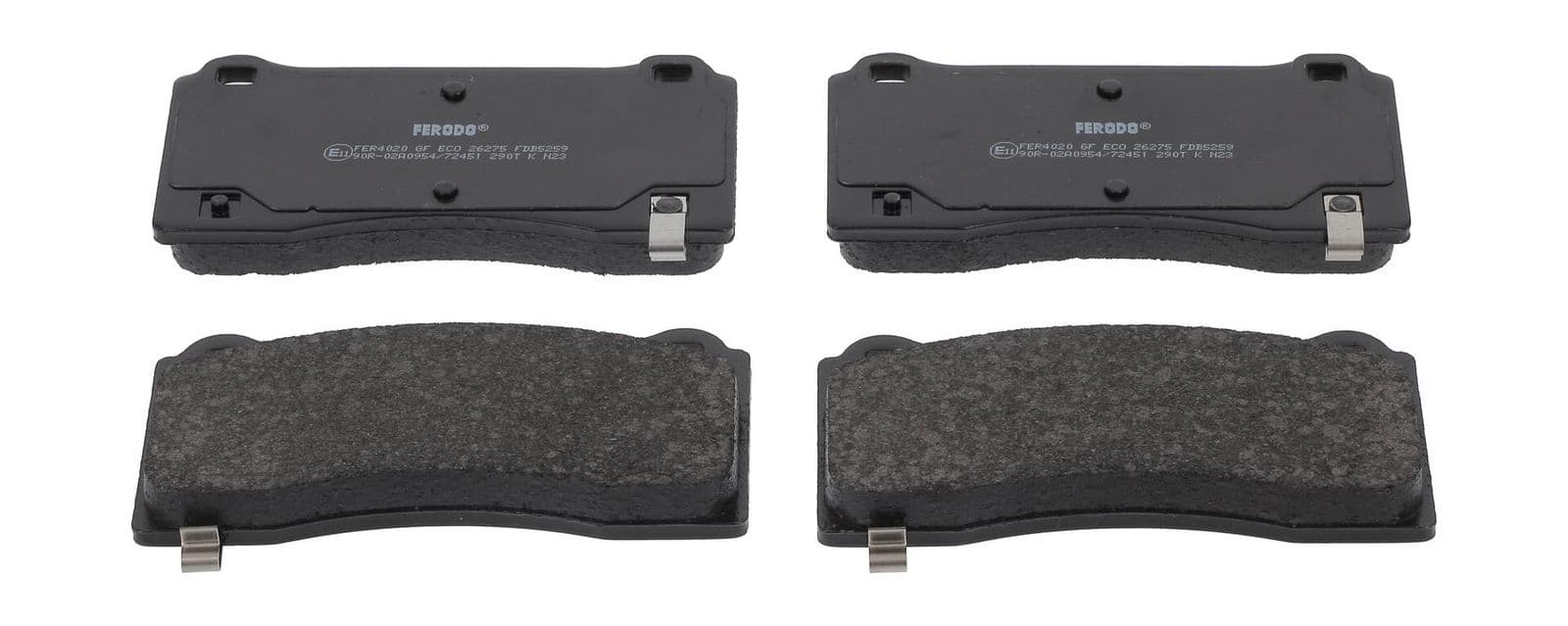 set placute frana,frana disc FERODO PREMIER ECO FRICTION FDB5259