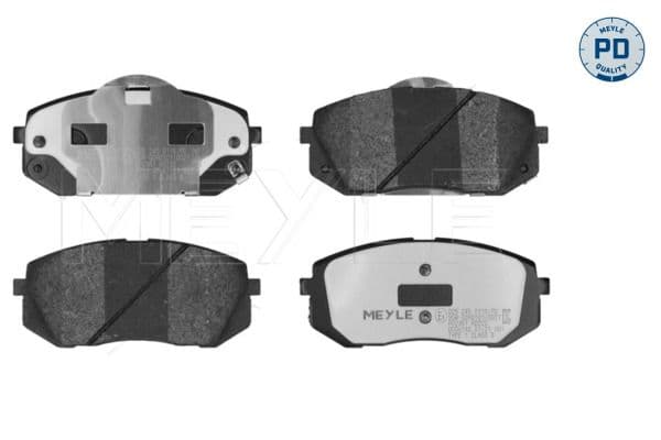 set placute frana,frana disc MEYLE 025 245 0116/PD
