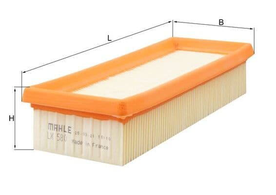 Filtru aer MAHLE LX 580