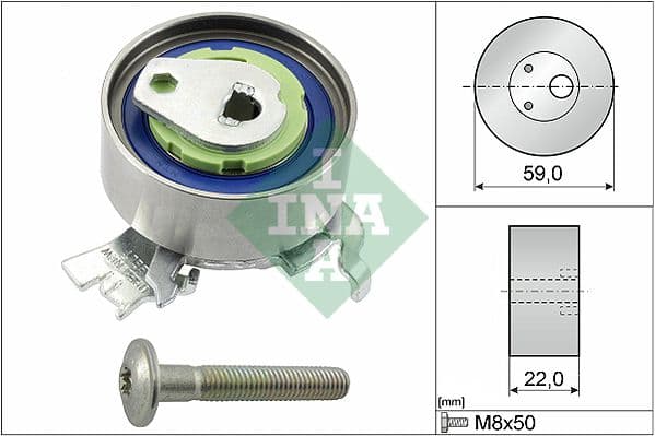 rola intinzator,curea distributie Schaeffler INA 531 0518 30