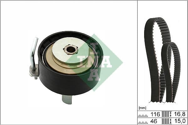 Set curea de distributie Schaeffler INA 530 0763 10