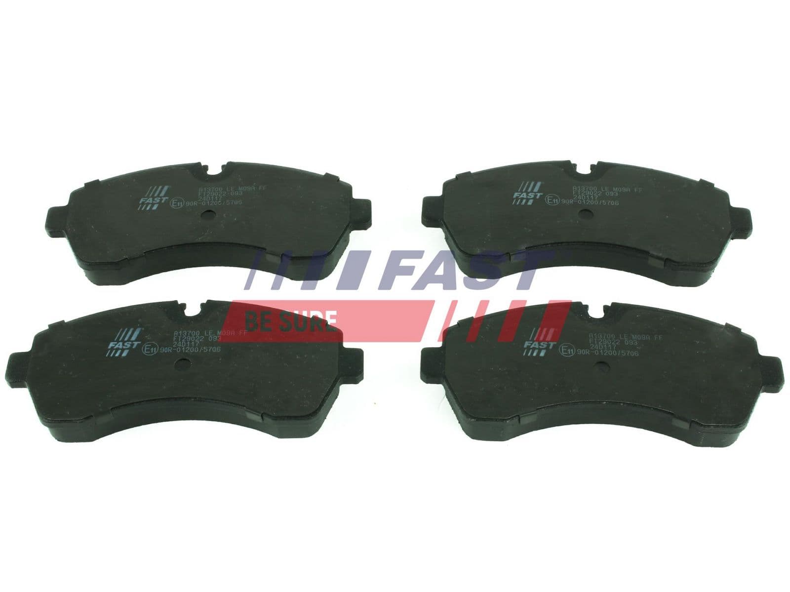 set placute frana,frana disc FAST FT29022