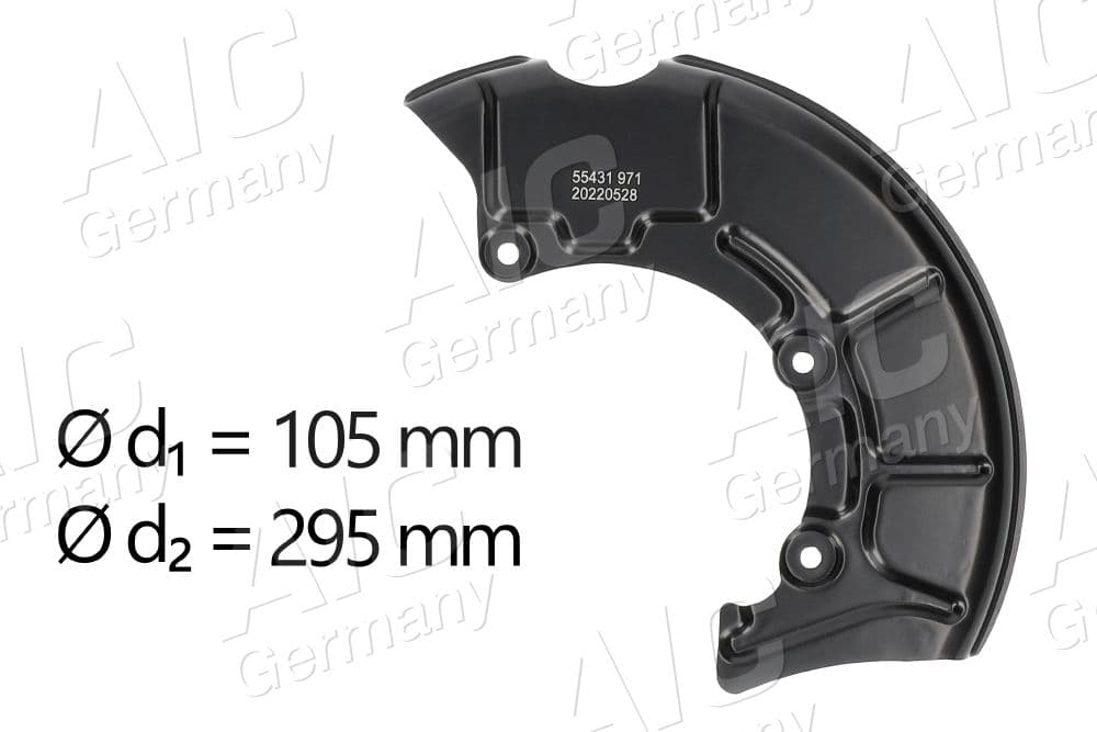 protectie stropire,disc frana AIC Calitatea originală 55431
