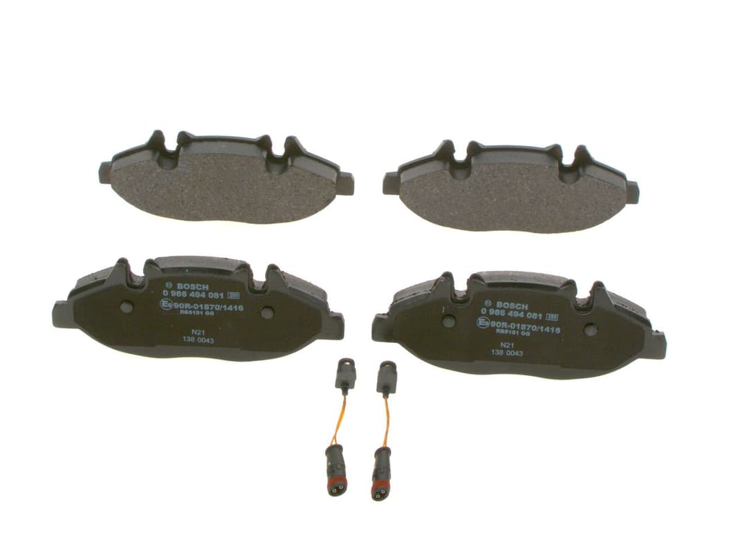 set placute frana,frana disc BOSCH 0 986 494 081