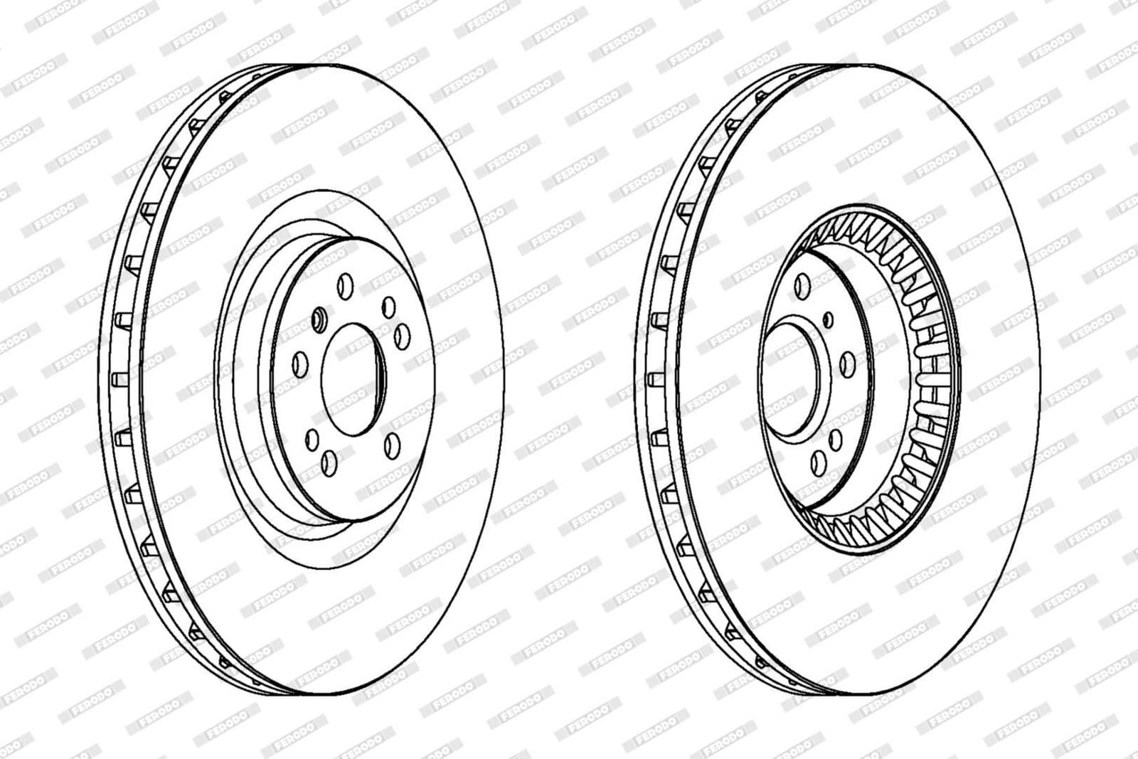 Disc frana FERODO DDF1534C-1
