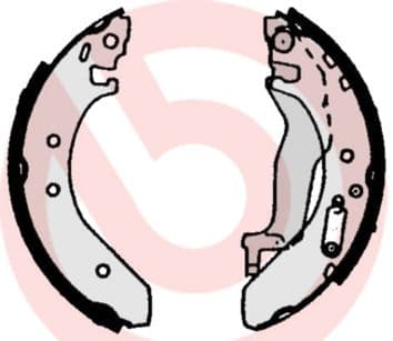 Set saboti frana BREMBO S 52 503