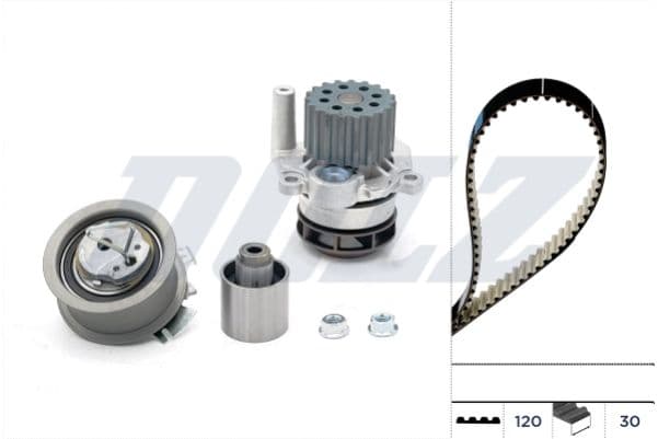 Set pompa apa + curea dintata DOLZ KD036