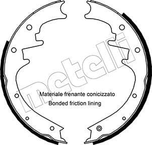 Set saboti frana METELLI 53-0352